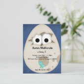 Invitation Oeuf Dinosaure (Debout devant)