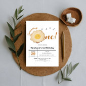 Invitation Oeuf frit Kawaii 1er anniversaire