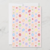 Invitation Oeufs de Pâques amusants pour la fête du printemps (Dos)