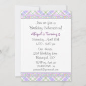 Invitation Oeufs de Pâques, de Cheval et de Cowgirl Invitatio (Dos)