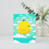 Invitation Œufs de Poussin Drôles Pour Amateur de Ferme | Cad (Debout devant)