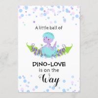 *~* Oeufs d'incubation Dinosaure Baby shower Invit