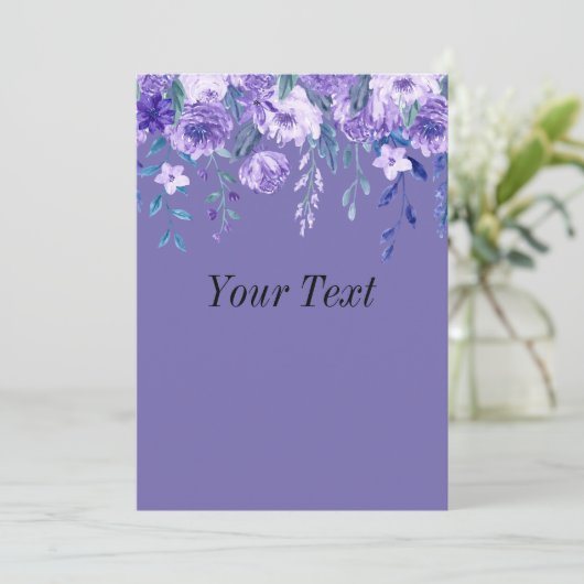 Invitation Œuvre d'art floral décorative (Debout devant)