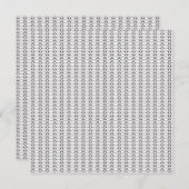 Invitation Oeuvre de chat | Motif de chat mignon Arrière - pl (Devant / Derrière)