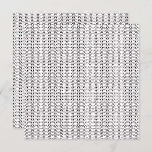 Invitation Oeuvre de chat | Motif de chat mignon Arrière - pl (Devant / Derrière)