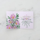 Invitation Oeuvres d'art originales Fleurs en fleurs Violet A (Intérieur)