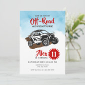 Invitation Off Road Adventure VTT Monster Truck Anniversaire (Debout devant)