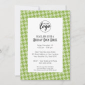 Invitation Office Party avec le logo de l'entreprise chèque v (Devant)