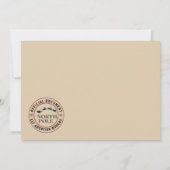 Invitation Official North Pole Elf Adoption Certificate  (Dos)