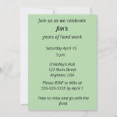 Invitation Officially Off the Quack Funny Retirement (Dos)