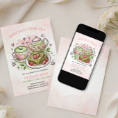 Invitation Officially Thir-Tea Matcha Tea Party 30th Birthday