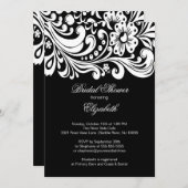 Invitation officielle à la douche de la nuptiale d (Devant / Derrière)