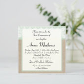 Invitation officielle à la première communion de M (Debout devant)