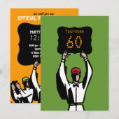 Invitation officielle au 60e anniversaire du Footb (Devant / Derrière)