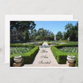 Invitation officielle au jardin (Devant / Derrière)