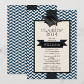Invitation officielle de la fête de graduation de (Devant / Derrière)