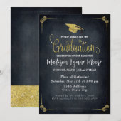 Invitation officielle de la partie Noir/Or (Devant / Derrière)