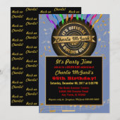 Invitation OFFICIELLE Golden Oldie Party (Devant / Derrière)