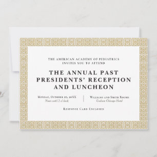 Invitation officielle pour événement d'entreprise