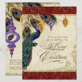 Invitation officielle pour la soirée de Noël Paon  (Devant / Derrière)