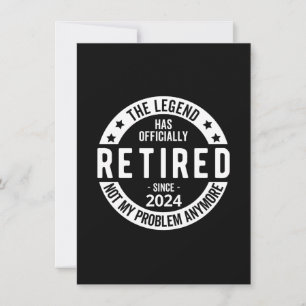 Invitation officiellement retraité 2024