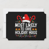 Invitation Offrez probablement des serres de Noël de vacances (Devant)