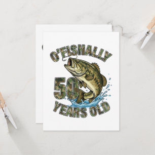 Invitation OFishally 50 Ans Amateur de Pêche 50e Anniversaire