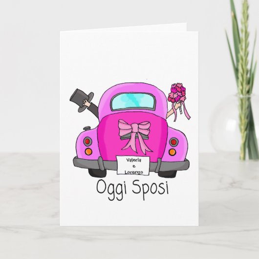 Invitation Oggi Sposi (Devant)