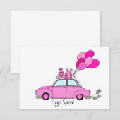 Invitation Oggi Sposi (Devant / Derrière)