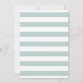 Invitation Oh Baby Blue Donut Baby shower garçon par courrier (Dos)