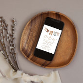 Invitation Oh Baby Boho Baby shower de vêtements