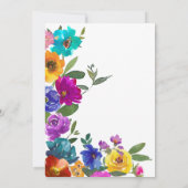 Invitation Oh Baby Bright & Bold Florals Baby shower (Dos)