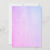 Invitation Oh Baby Butterflies Baby shower éléphant (Dos)