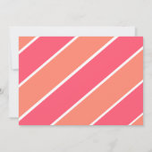 Invitation Oh Baby Coral Baby shower Whimsical moderne (Dos)