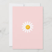 Invitation Oh Baby Daisy Baby shower rose (Dos)
