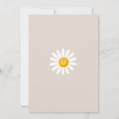 Invitation Oh Baby Daisy Boho Baby shower neutre (Dos)