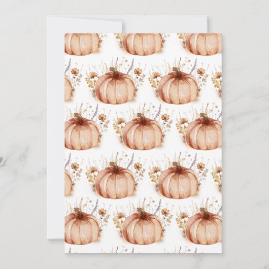 Invitation Oh Baby Fall Baby shower (Dos)