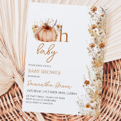 Invitation Oh Baby Fall Baby Shower