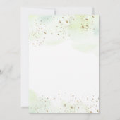 Invitation Oh Baby Green Baby shower Eucalyptus (Dos)