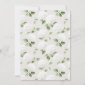 Invitation Oh Baby Hydrangea Vintage Baby Shower (Dos)