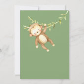 Invitation Oh Baby Jungle Baby shower (Dos)