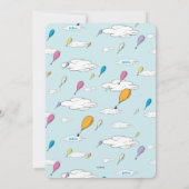 Invitation Oh, Baby, les endroits où tu iras Baby shower fill (Dos)