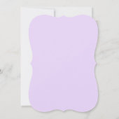 Invitation Oh Baby! Minimal Typography Purple Baby Shower (Dos)