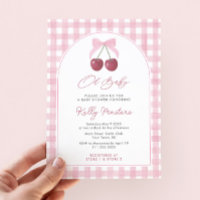Oh Baby Pretty Rose Cerises Baby shower fille