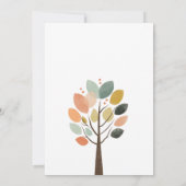 Invitation Oh Baby Safari Animaux Baby shower (Dos)