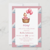 Invitation Oh Baby Shower (Devant)