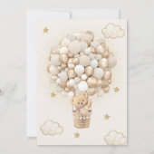 Invitation Oh baby shower garçon (Dos)