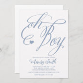 INVITATION OH BABY SHOWER GARY (Devant / Derrière)