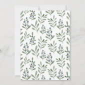 Invitation Oh Baby shower Safari Animaux Garçon (Dos)