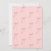 Invitation Oh Baby Stars Pink Bow Baby shower (Dos)